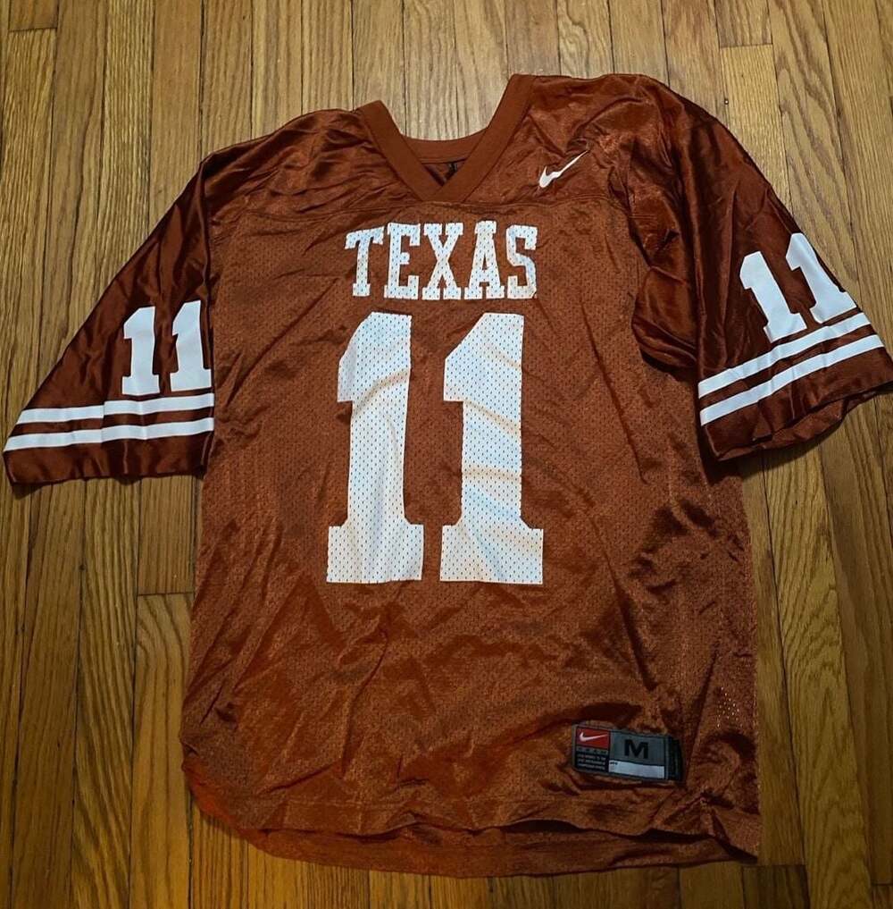 Vintage Nike Texas Longhorns #11 Football Jersey Medium